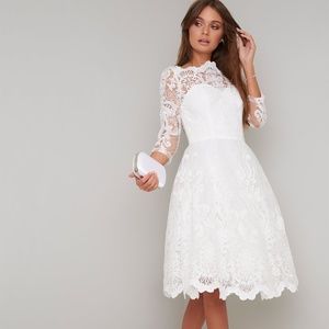 Chi Chi London Modcloth Flora Wedding Dress